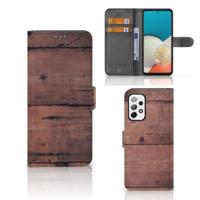 Samsung Galaxy A73 5G | Book Style Case | Old Wood - thumbnail