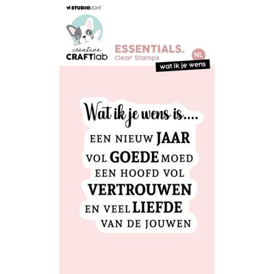 Creative Craftlab Creative craft lab • essentials clear stamp wat ik je wens