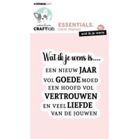 Creative Craftlab Creative craft lab • essentials clear stamp wat ik je wens - thumbnail