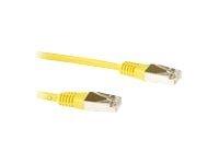 ACT Gele 30 meter LSZH SFTP CAT6 patchkabel met RJ45 connectoren ACT Gele 30 meter LSZH SFTP CAT6 patchkabel met RJ45 connectoren