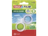 tesa 57049-00000-13 tesafilm Eco & Clear Transparant (l x b) 10 m x 19 mm 2 stuk(s) - thumbnail