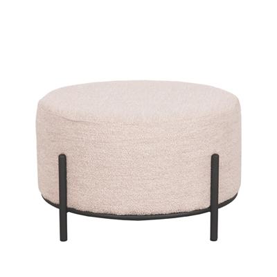 LABEL51 Hocker 'Troy' Bouclé, 57cm, kleur Naturel