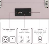 Crosley CR8017B-AM Voyager Amethyst Rose platenspeler met Bluetooth - thumbnail