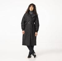 AGU Trench Coat Puff Winter Regenjas Urban Outdoor Dames - Zwart - XXL - Waterdicht - thumbnail