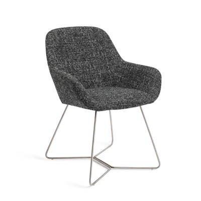 Jesper Home Eetkamerstoel 'Kushi' Beehive Steel, kleur Skyfall