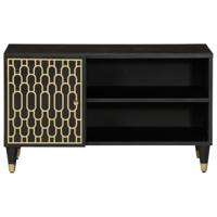 Tv-meubel 80x31x46 cm massief mangohout - thumbnail