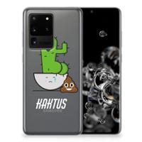 Samsung Galaxy S20 Ultra Telefoonhoesje met Naam Cactus Poo - thumbnail