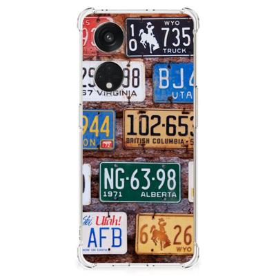 OPPO A98 Anti-shock Hoesje met foto Kentekenplaten OPPO A98 Anti-shock Hoesje met foto Kentekenplaten