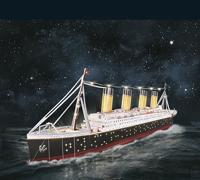 3D Lichtgevende Puzzel - Titanic Schip - Constructiespel - EXPLORA - 266 Stukjes - Vanaf 8 jaar - thumbnail
