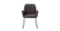 Jesper Home Eetkamerstoel 'Misaki' Slide Black, kleur Almost Black - thumbnail