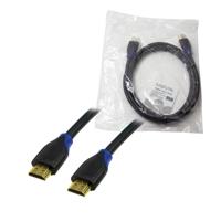 LogiLink CH0062 HDMI-kabel HDMI Aansluitkabel HDMI-A-stekker, HDMI-A-stekker 2.00 m Zwart 4K UHD, Audio Return Channel (ARC), Vergulde steekcontacten - thumbnail