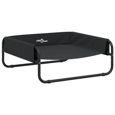 VidaXL Hondenmand verhoogd oxford stof en staal antracietkleurig VidaXL Hondenmand verhoogd oxford stof en staal antracietkleurig