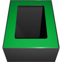 V-Part top voor modulaire afvalbak 60 l, groen - thumbnail