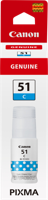 Canon 4546 C 001 GI-51 C Navulinkt Origineel Canon Cyaan 1 stuk(s) - thumbnail