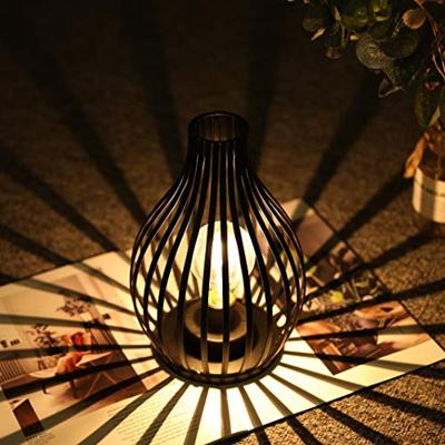 JHY JHY30481 Metalen LED Draadlamp 15.2x24.1 cm Zwart