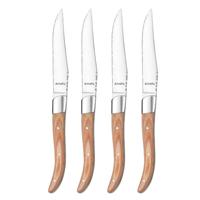 Amefa Royal Steakmessen 4 Stuks Natural Wood - thumbnail