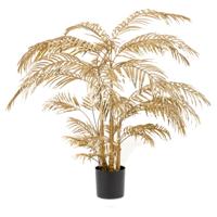 Emerald kunstplant goudpalm 145 cm goudkleurig - thumbnail