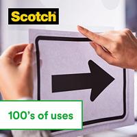 Scotch plakbandafroller C60 zilver + 4 rollen Magic Tape - thumbnail