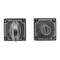 Hdd Pro WC Garnituur Square Retro 44 Mm Old Silver - thumbnail