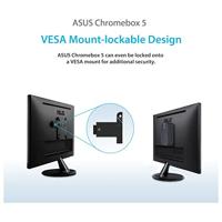 ASUS CHROMEBOX5-S3006UN Mini-desktop-pc (Intel Core i3-1220P processor, geïntegreerde Intel UHD graphics, 8GB DDR4 geheugen, 128 GB M.2 NVMe PCIe 3.0 SSD, WIFI 6E, Chrome OS) zwart - thumbnail
