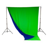 Manfrotto LL LC5787 Chromakey Curtain 300x350cm blue/green Reversible - thumbnail