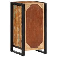 Ladekast 40x40x90 cm massief gerecycled hout meerkleurig - thumbnail