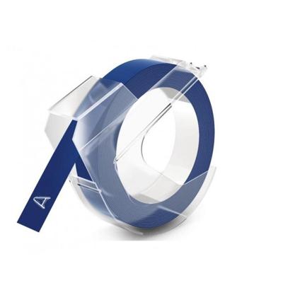Relieftape dymo embossing vinyl 9mm blauw | 10 stuks