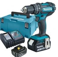 Makita DHP482RFJ Accu klop-/schroefboormachine 18V 3.0Ah in Mbox - thumbnail