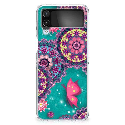 Samsung Galaxy Z Flip 4 | Hoesje maken | Cirkels en Vlinders