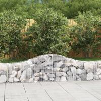 Schanskorf gewelfd 200x30x40/60 cm gegalvaniseerd ijzer - thumbnail