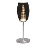 Highlight TafellampNebula nikkel met smoke glas - T1433.19 - thumbnail