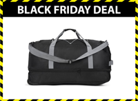 TravelZ Opvouwbare Reistas met Expander 80-95 ltr - Lichtgewicht weekendtas - Uitbreidbaar - Zwart - thumbnail