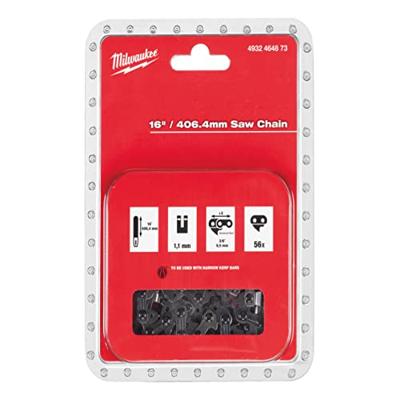 Milwaukee 40 cm kettingzaag Saw Chain 3/8" x 406,4 x 1,1 - 4932464873 Milwaukee 40 cm kettingzaag Saw Chain 3/8" x 406,4 x 1,1 - 4932464873