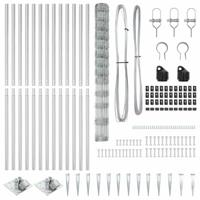 Weidehekwerk Zilver 25 x 1.5 m Gegalvaniseerd staal - thumbnail