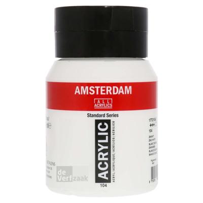 Royal Talens Amsterdam Acrylverf 500 ml - Zinkwit 104