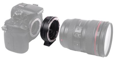 VILTROX® EF-M1 autofocus AF lens adapter converter met diafragmainstelling voor Canon EF EF-S lens op M4 / 3 camera's Panasonic GH5 GH4 GX7 GF7 GM5 Olympus OM-D E-M5 E-M10