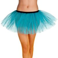 Dames Party Tutu Lichtblauw - thumbnail