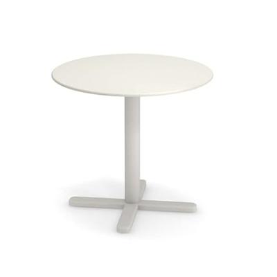 EMU Darwin tuintafel Ø80 cm inklapbaar matt white