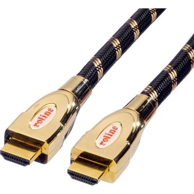 ROLINE GOLD HDMI Ultra HD kabel met ethernet, M/M , 5 m ROLINE GOLD HDMI Ultra HD kabel met ethernet, M/M , 5 m