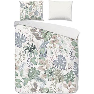 Good Morning Dekbedovertrek "bladeren" - Multi - (200x200/220 cm) - Katoen