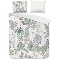 Good Morning Dekbedovertrek "bladeren" - Multi - (200x200/220 cm) - Katoen - thumbnail