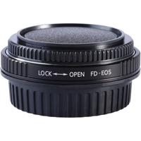 K&F Lens Adapter Canon FD - Canon EOS (EF / EF-S) (met glas) - thumbnail