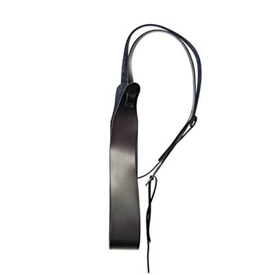 D'Addario 25LBNJ00-DX leren banjo draagband zwart D'Addario 25LBNJ00-DX leren banjo draagband zwart