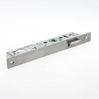 Nemef 9620 loopslot | dm30mm | krukgat 8mm | voorplaat rvs 24x245mm rechthoekig | zamac vernikkelde dagschoot | dr 1+3/2+4 - 9962207001 - thumbnail