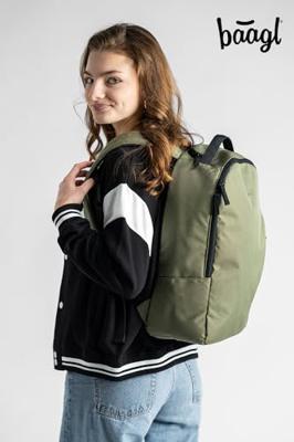 Baagl Rugzak Khaki 18L Baagl Rugzak Khaki 18L
