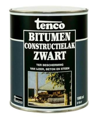 Tenco bitumencoatlak zwart 1ltr