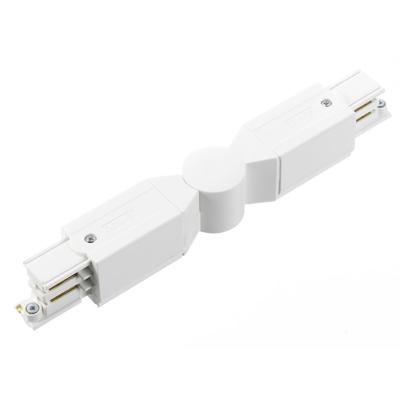 Nordic hoekstuk instelbaar tbv. rail wit 5050042
