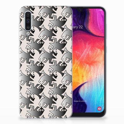 Samsung Galaxy A50 | TPU Hoesje | Salamander Grey