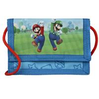 Super Mario Portemonnee Blauw/Rood - thumbnail
