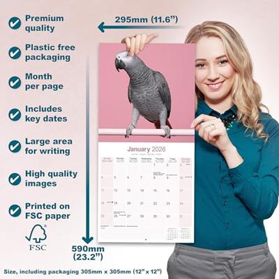 Grijze Roodstaart Kalender 2026 Grijze Roodstaart Kalender 2026